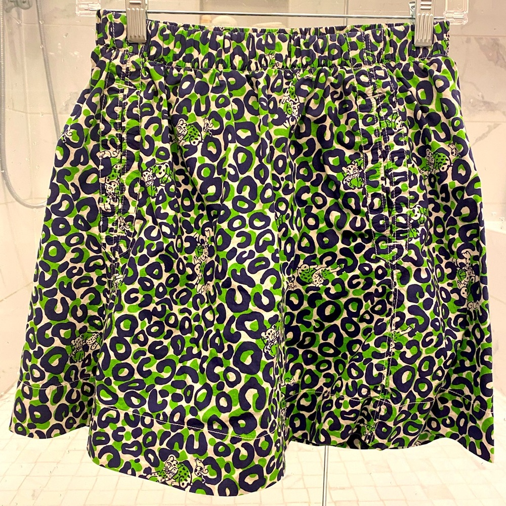 Lily Pulitzer preppy cheetah print skirt